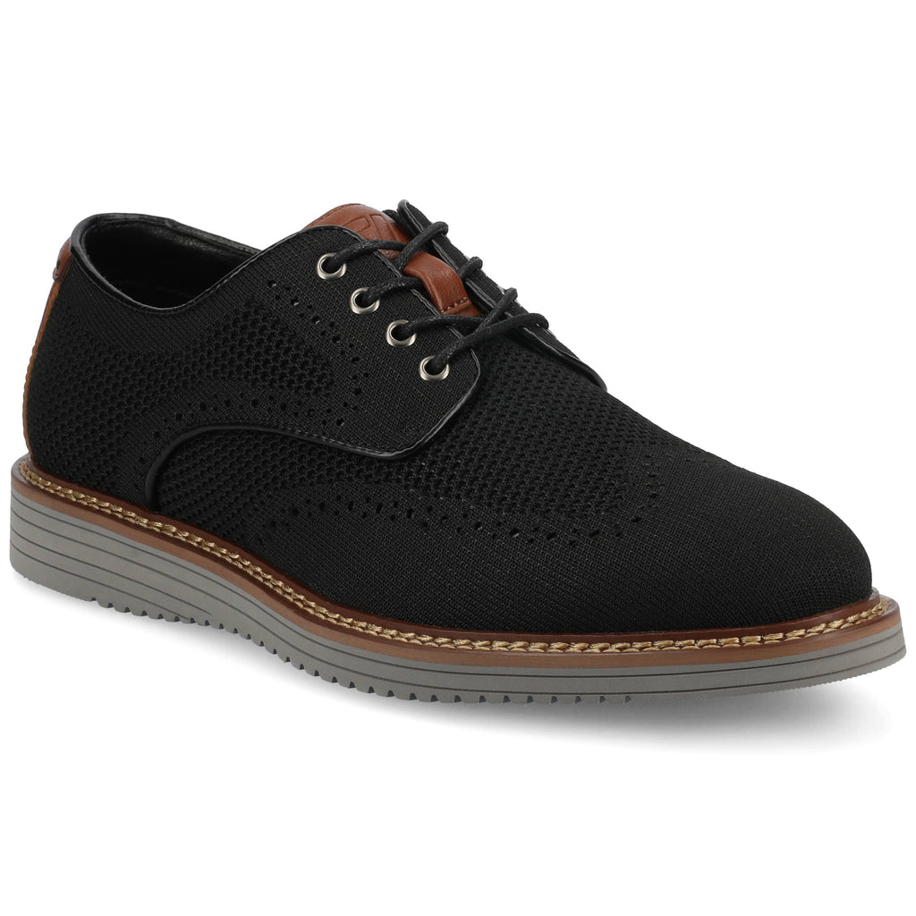 Vance Whitaker Casual Knit Hybrid Wingtip Dress Shoe