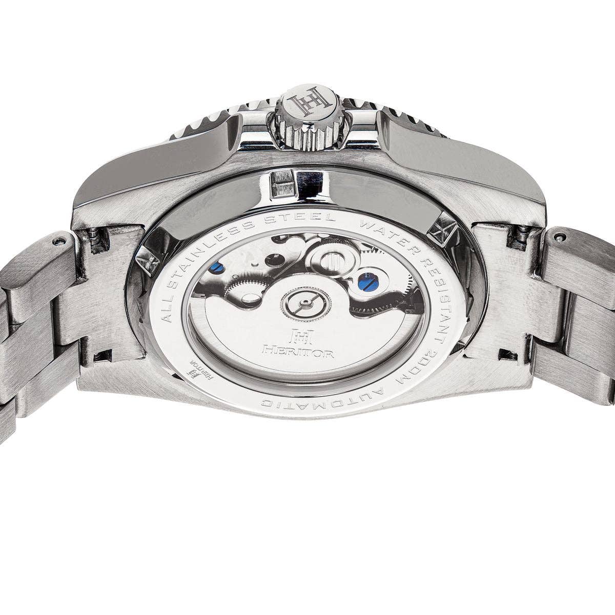 Heritor Automatic Luciano Bracelet Diver Watch with Date