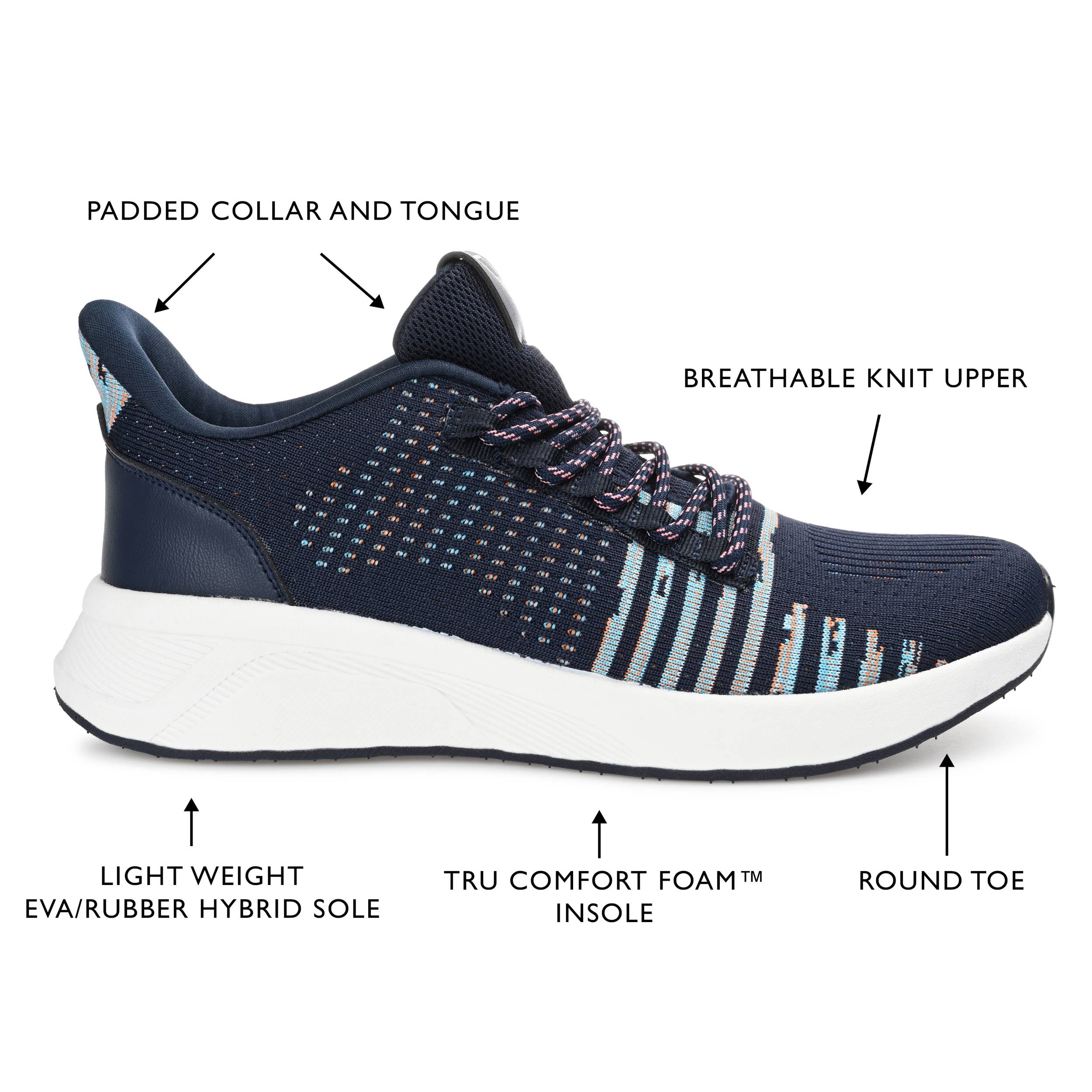 Vance Co. Brewer Knit Athleisure Sneaker