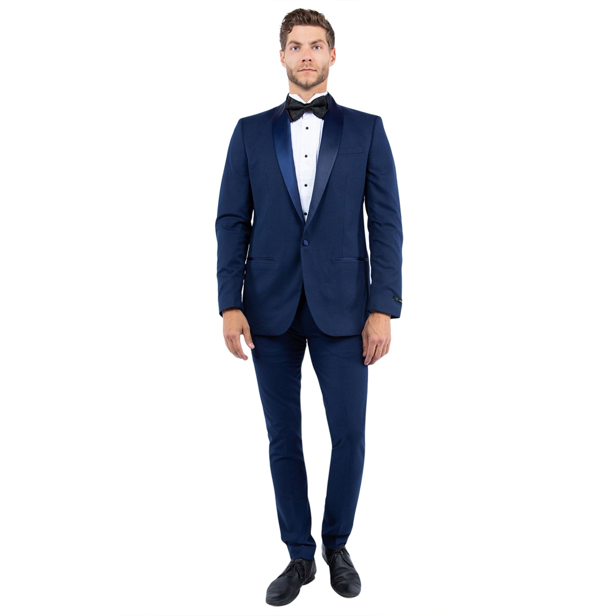 Gray Zegarie Shawl Collar Tuxedo Jacket For Men - Bundle Bus