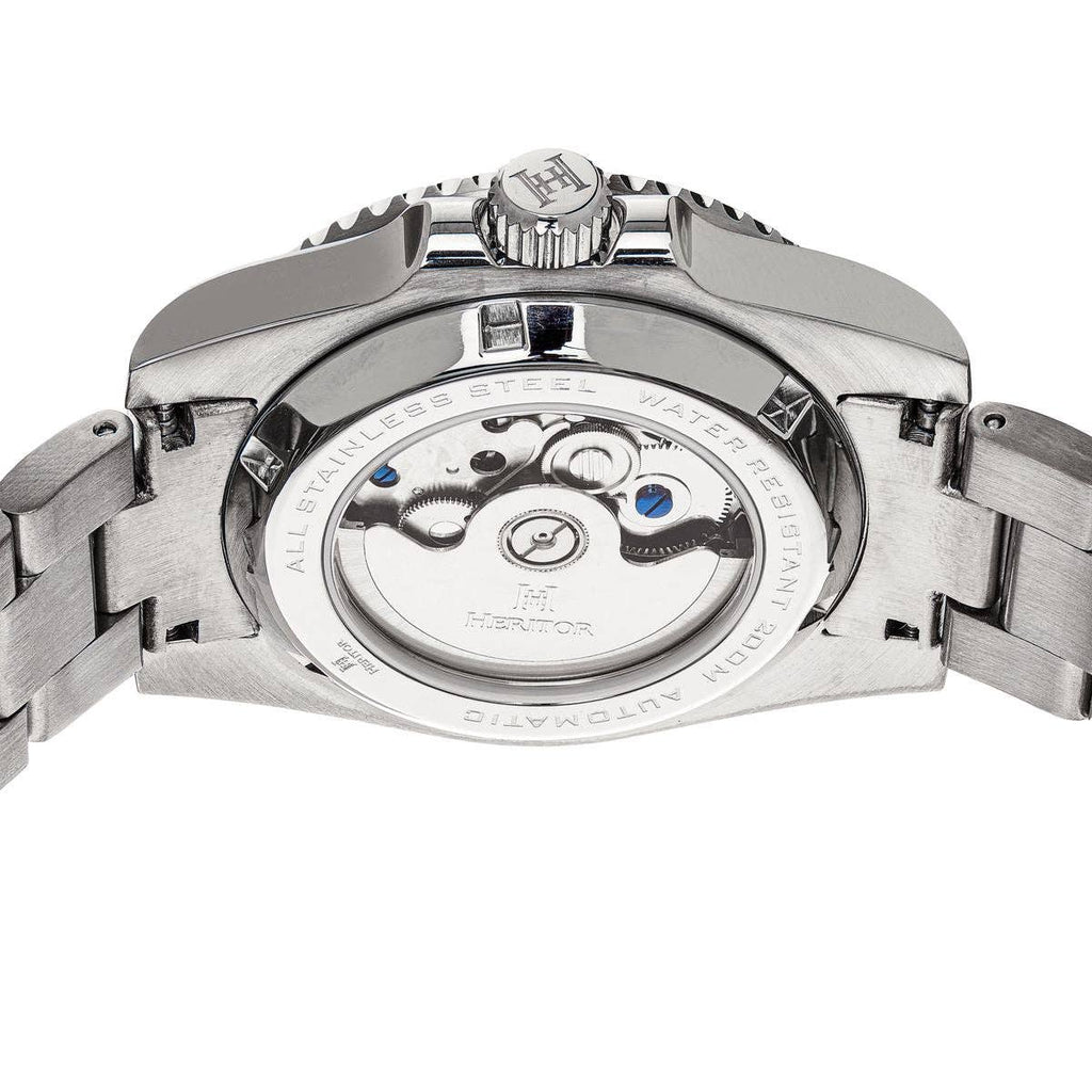 Heritor Automatic Luciano Bracelet Diver Watch with Date - Bundle Bus