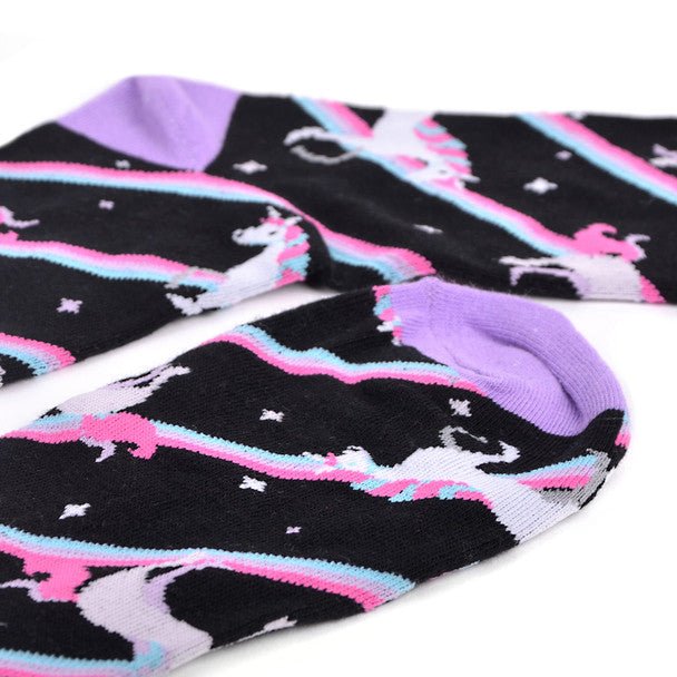 Men's Unicorn Novelty Socks - NVS19579-BK - Bundle Bus