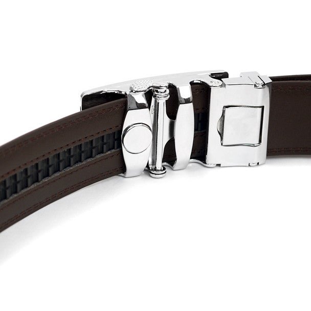 Men's Watch Rotating Ratchet Belt -MGLBB55-SIL - Bundle Bus