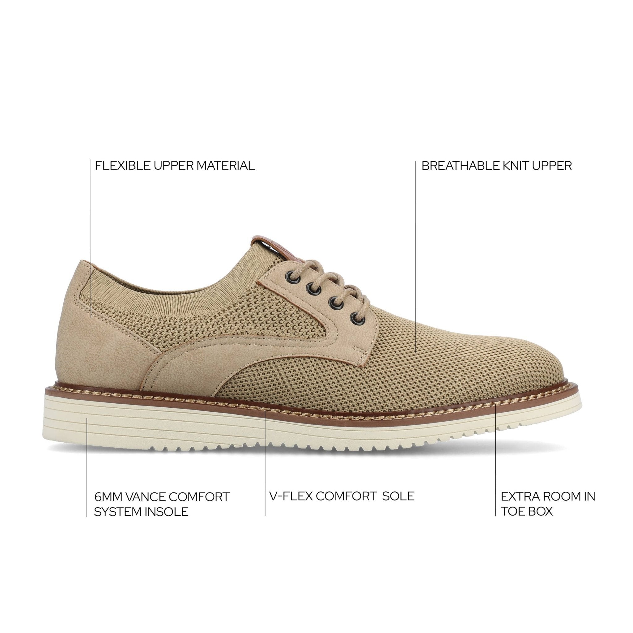 Vance Merrick Casual Knit Hybrid Dress Shoe - Bundle Bus